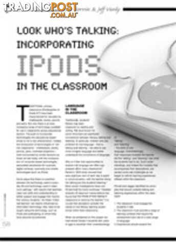 Look Who's Talking: Incorporating iPods in the Classroom
