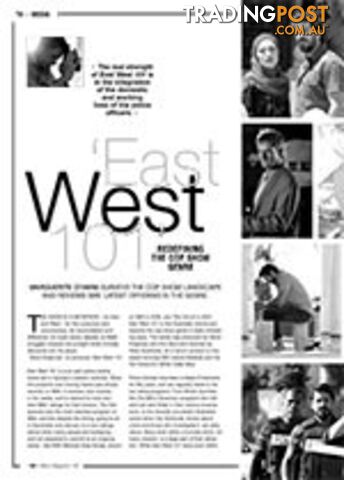 East West 101: Redefining the Cop Show Genre