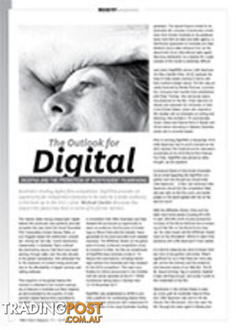 The Outlook for Digital: DigiSPAA and the Promotion of Independent Filmmaking