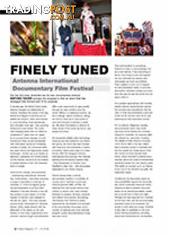 Finely Tuned: Antenna International Documentary Film Festival