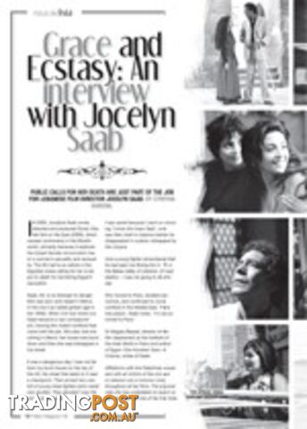 Grace and Ecstasy: An Interview with Jocelyn Saab