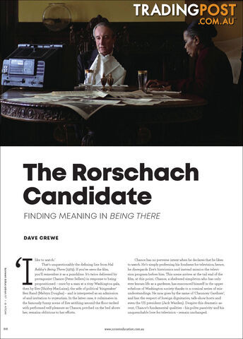 The Rorschach Candidate: Finding Meaning in 'Being There'