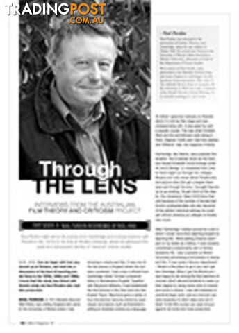 Through the Lens: Interviews from the Australian Film Theory and Criticism Project - Noel Purdon