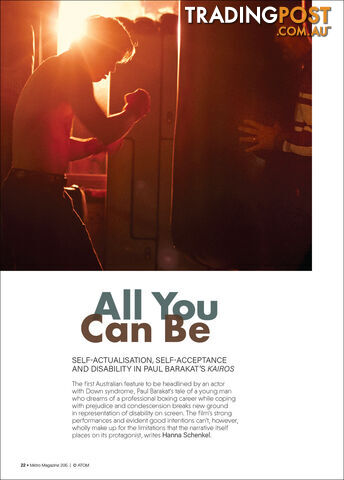 All You Can Be: Self-actualisation, Self-acceptance and Disability in Paul...
