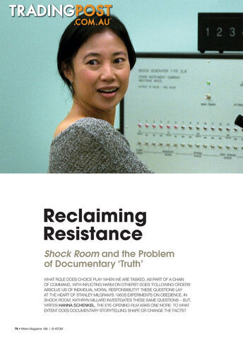 Reclaiming Resitance: Shock Room and the Problem of Documentary 'Truth'
