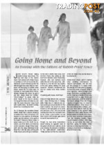 Going Home and Beyond - An Evening with the Editors of Rabbit-Proof Fence