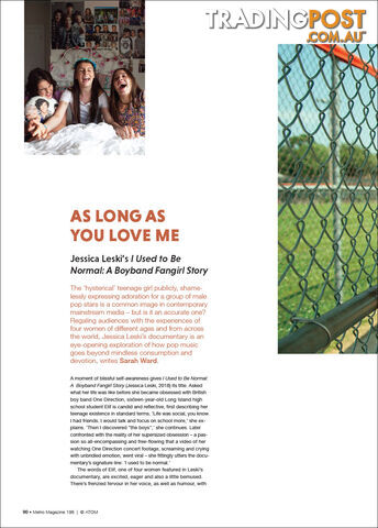 As Long as You Love Me: Jessica Leski's 'I Used to Be Normal: A Boyband Fangirl...