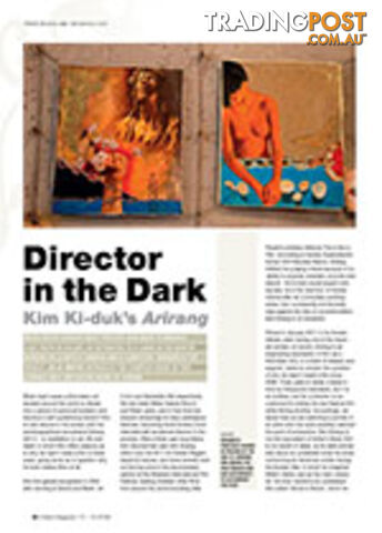 Director in the Dark: Kim Ki-duk's Arirang
