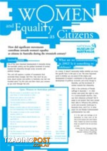 The centenary of women's suffrage-What significant movements have influenced...