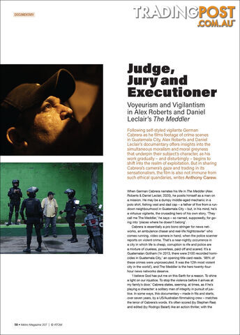 Judge, Jury and Executioner: Voyeurism and Vigilantism in Alex Roberts and...