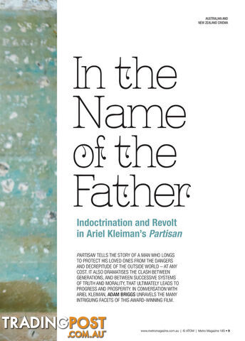 In the Name of the Father: Indoctrination and Revolt in Ariel Kleiman's...