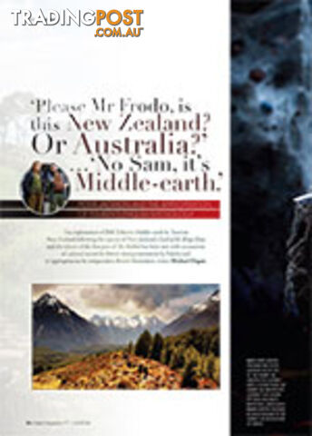 Please Mr Frodo, Is This New Zealand? Or Australia?'