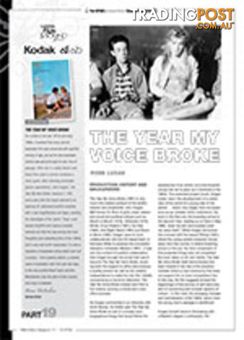 The NFSA's Kodak/Atlab Cinema Collection: The Year My Voice Broke