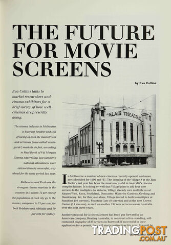 The Future for Movie Screens