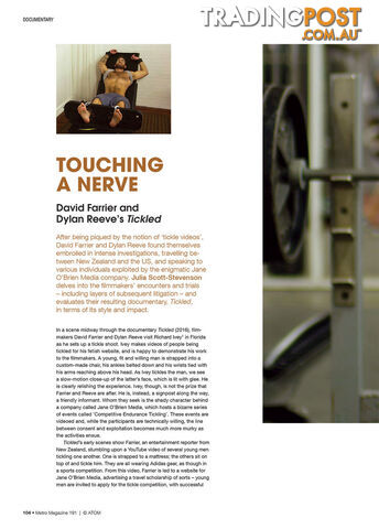 Touching a Nerve: David Farrier and Dylan Reeve's Tickled