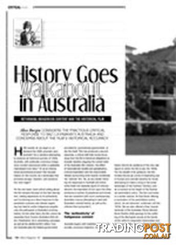 History Goes Walkabout in Australia: Rethinking Indigenous Content and the...