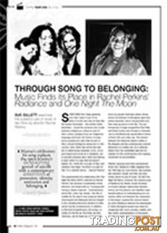 Through Song to Belonging: Music Finds its Place in Rachel Perkins' Radiance and...