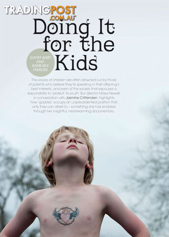 Doing It for the Kids: Gayby Baby and Same-sex Families