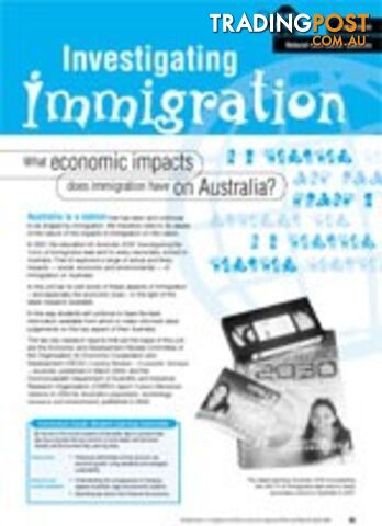 What economic impacts does immigration have on Australia?