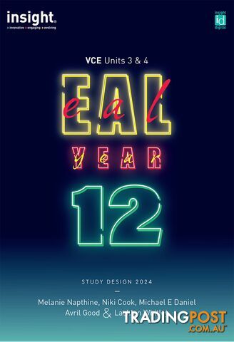 EAL Year 12: VCE Units 3 & 4