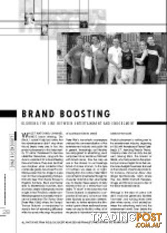 Brand Boosting: Blurring the Line between Entertainment and Endorsement