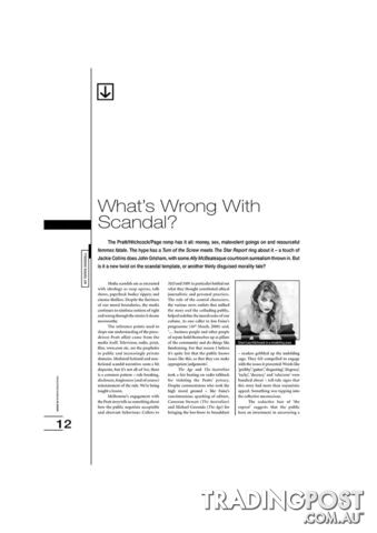 What's Wrong with Scandal?