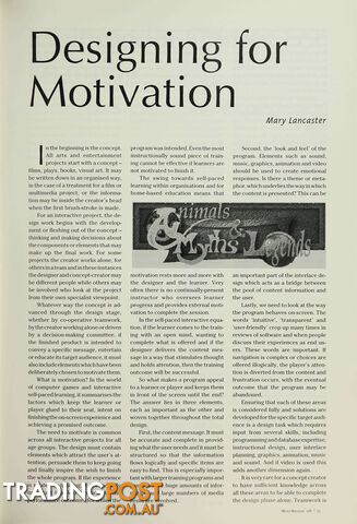 Designing for Motivation