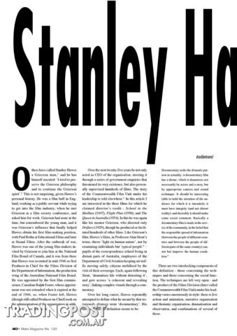 Stanley Hawes: A Grierson Man
