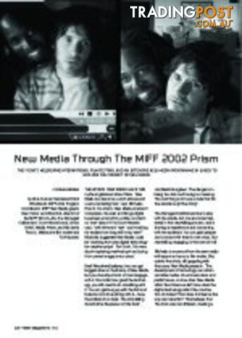 New Media Through The MIFF 2002 Prism