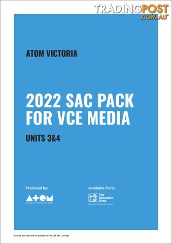 2022  SAC Pack For VCE Media Units 3&4