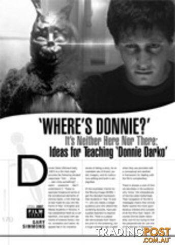 Where's Donnie? It's Neither Here Nor There: Ideas for Teaching Donnie Darko