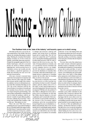 Missing: Screen Culture