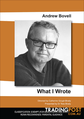 What I Wrote - Andrew Bovell