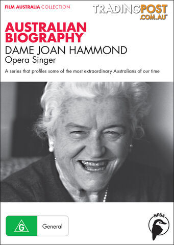 Australian Biography Series - Dame Joan Hammond (3-Day Rental)