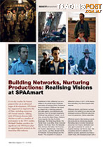 Building Networks, Nurturing Productions: Realising Visions at SPAAmart