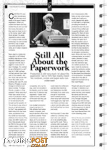 Still All About the Paperwork