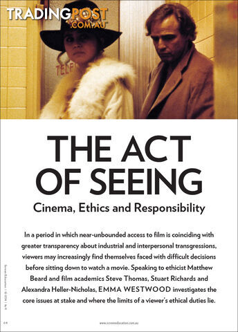 The Act of Seeing: Cinema, Ethics and Responsibility