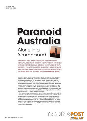 Paranoid Australia: Alone in a Strangerland