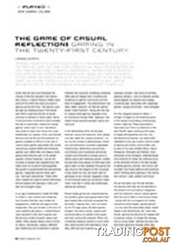 The Game of Casual Reflection: Gaming in the Twenty-first Century