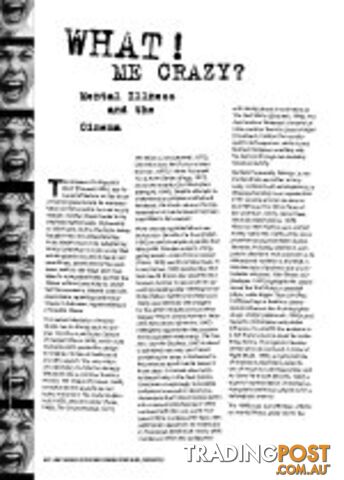 What! Me Crazy? Mental Illness and the Cinema