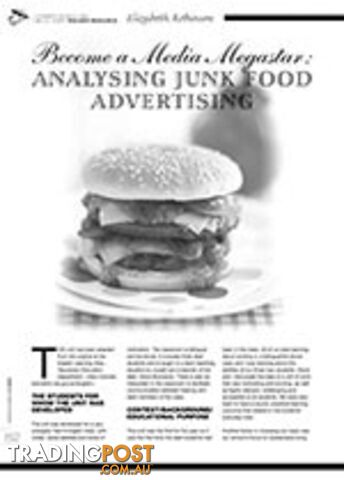 Become a Media Megastar: Analysing Junk Food Advertising