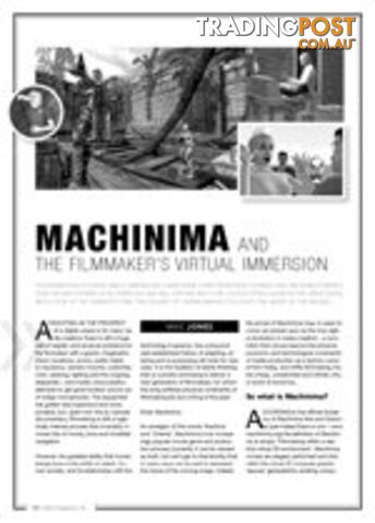 Machinima and the Filmmaker's Virtual Immersion