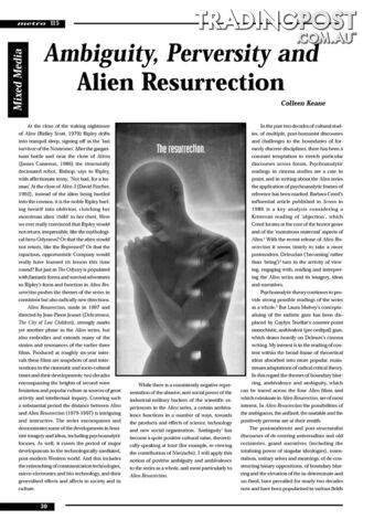Ambiguity, Perversity and 'Alien Resurrection'