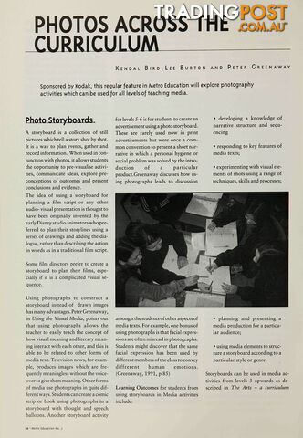 Photos Across the Curriculum
