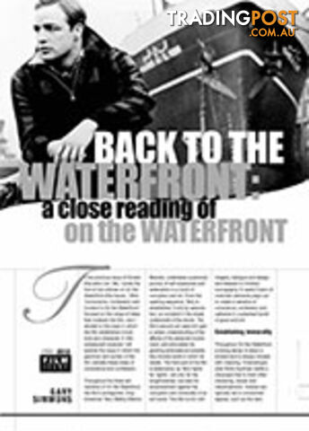 Back to the Waterfront: A Close Reading of On the Waterfront