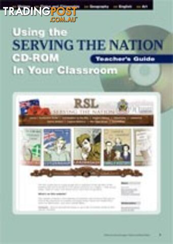 A Teacher's Guide to using Serving The Nation CD-ROM in the classroom