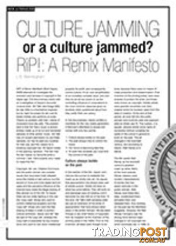 Culture Jamming or a Culture Jammed? RiP!: A Remix Manifesto