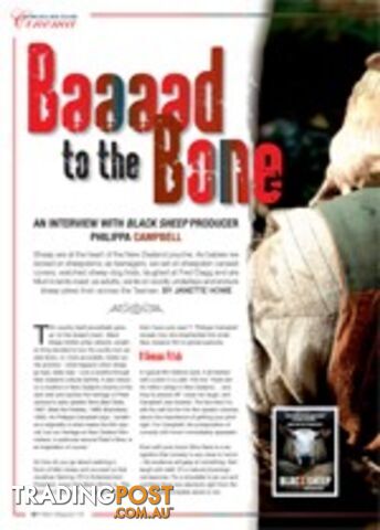 Baaaad to the Bone: An Interview with Black Sheep Producer Philippa Campbell