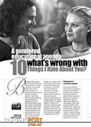 A Gendered Educational Agenda: What's Wrong with 10 Things I Hate About You?