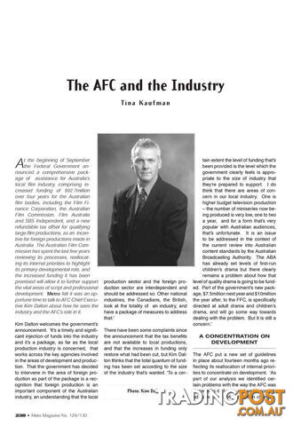 The AFC and the Industry
